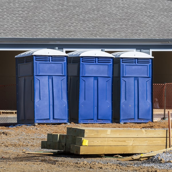 what is the cost difference between standard and deluxe portable restroom rentals in Doerun Georgia